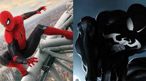 Far from home will hit cinema screens on july 5 and actor tom holland has now revealed a few new posters for the movie. See Tom Holland In Venom Symbiote Spider Man Suit In New Pic