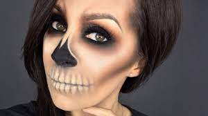 easy skull l halloween makeup tutorial