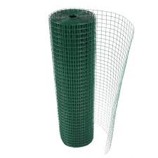 green steel pvc coated fence wire mesh