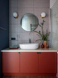 Refresh your bathroom with a wonderful vanity unit from homebase. 75 Beautiful Bathroom With Red Cabinets Pictures Ideas June 2021 Houzz