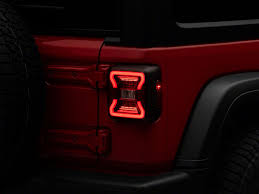 Raxiom Jeep Wrangler Led Tail Lights J132754 Jl 18 21 Jeep Wrangler Jl W Halogen Tail Lights