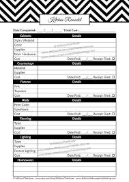 Kitchen Remodel Checklist Planner