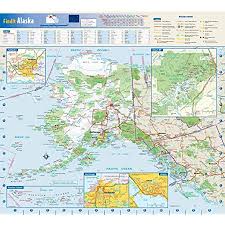 Jul 25, 2021 · hover over a location for current weather conditions. Amazon Com Alaska State Wall Map 16 75 X 15 25 Paper Office Products