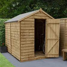 Pressure Treated Apex Wooden Shed B M