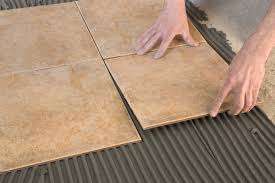how to install stone tile flooring