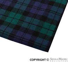 Tartan Fabric For Front Seat Covers