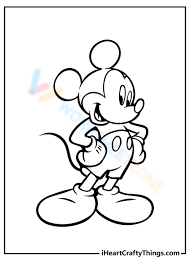 mickey mouse coloring pages worksheets