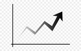 Charts Clipart Black And White Growth Market Png