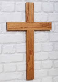 18 Oak Wall Cross Simply Crosses