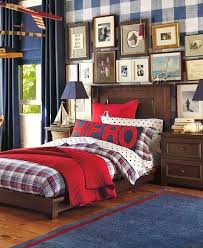 decorate with blue and white buffalo plaid