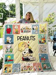 peanuts snoopy quilt blanket gift ideas