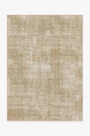 herringbone batik natural tufted rug