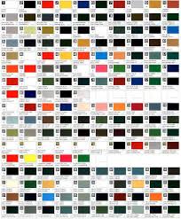 Mr Color Solvent Based Paint Charts
