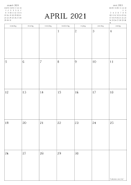 Kalender 2020 wandkalender 2020 holz a4 kalender 2020 planer. Afdrukbare Kalenders En Planners April 2021 A4 A3 Naar Pdf En Png 7calendar