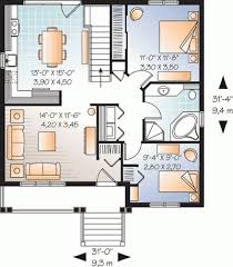 One Story 2 Bedroom House Plan