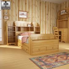 Wooden Bed 3d Models In Max