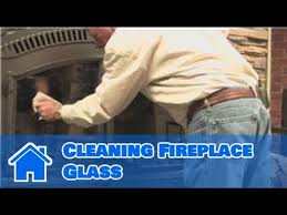 Cleaning Fireplace Glass
