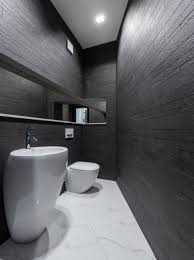 Bathroom With Grey Tiles Design Ideas