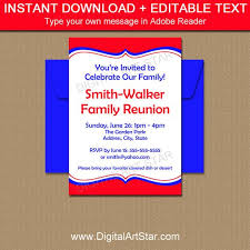 Family Reunion Invitation Template Printable Family Picnic
