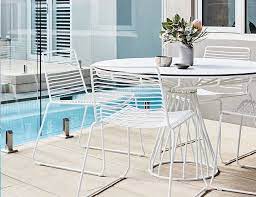 Velletri Outdoor Wire Dining Chair White