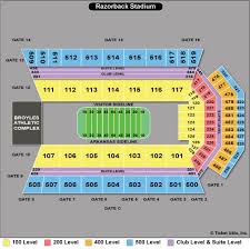 Razorback Football Stadium Seating Chart Wajihome Co