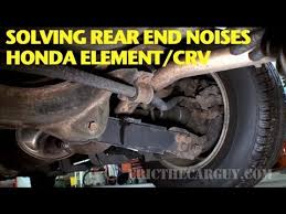 finding and repairing rear end noise