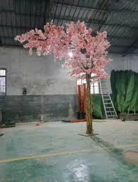 Pink Plastic Artificial Trees For