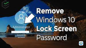 lock screen pword on windows 10