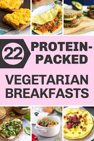 22 high protein vegetarian breakfasts