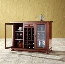 Bar Cabinet Storage Rack Wine Glasses L