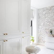 White Exposed Brick Wall Design Ideas