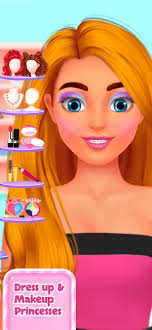 princess dress up and makeover on the