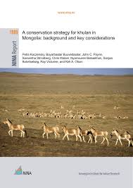 pdf a conservation strategy for khulan