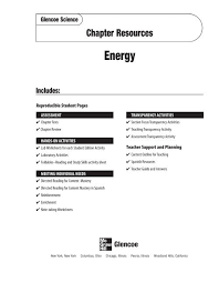 Chapter 6 Resource Energy