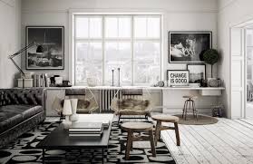 30 black white living rooms that work