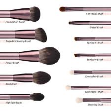 12 pack makeup brushes premium