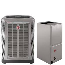Rheem central air conditioners use rugged components that rarely break down. 4 Ton Rheem 17 Seer R410a Two Stage Variable Speed Air Conditioner Split System National Air Warehouse