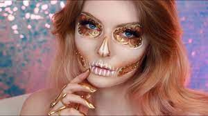 steunk glam skull makeup you