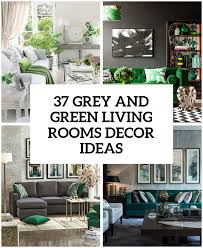 37 green and grey living room décor
