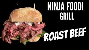 Related manuals for ninja foodi. Ninja Foodi Grill Roast Beef Sandwich Horseradish Sauce Arugula And Spinach On A Ciabatta Roll Youtube