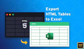 export html tables to excel webtips