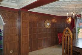dining room wall panelling wood