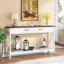 Narrow Behind Couch Sofa Console Table