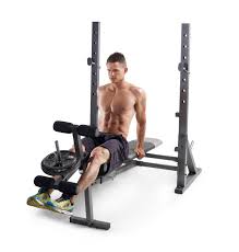 Golds Gym Xr 10 1 Olympic Weight Bench With Weight Storage