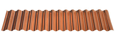 corrugated copper roofing panel