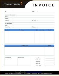 Ms Word Invoice Template Simple Templates General Purchase Microsoft