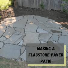 How To Lay A Flagstone Paver Patio Diy