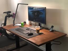 I'm not the typical standing desk consumer, but here's why i went diy as shown in my new imovr lander standing desk with custom maple tabletop: Standing Desk With A Walnut Top I Made Diy