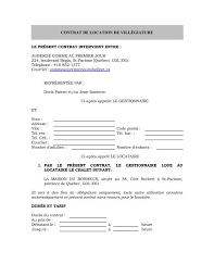 consultez le contrat de location