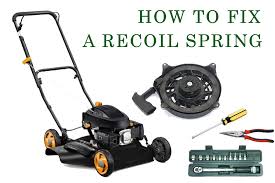Connect end of one jumper cable to the positive terminal of the good battery, then the other end to the positive terminal of the dead battery. How To Fix A Recoil Spring On A Lawnmower Step By Step Garden Tool Expert